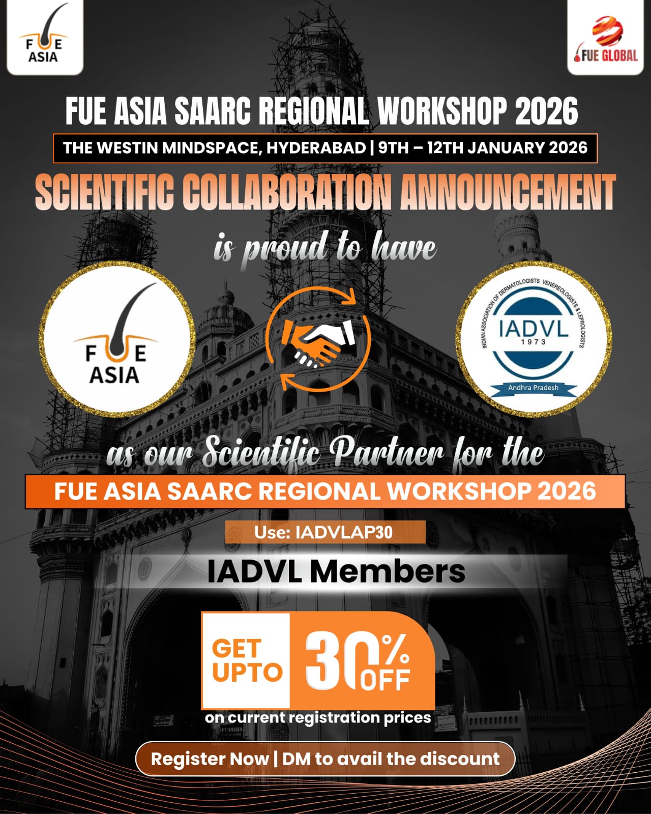 Fue Asia 30% off IADVL Members